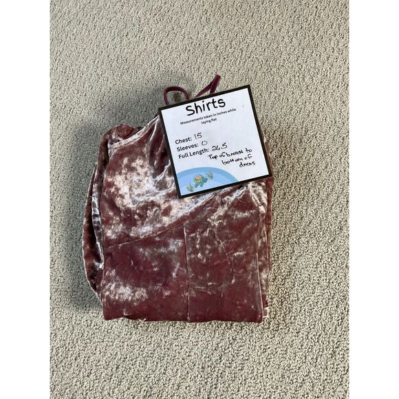 American Eagle Crushed Velvet Strappy Dress - Picture 5 of 5